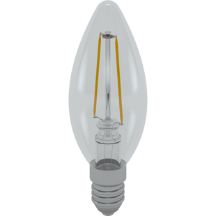 LED Skylighting Candle Filament 2W E14 3000K 330°