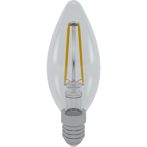 LED Skylighting Candle Filament 4W E14 3000K 330°