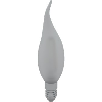 LED Skylighting Flame filament frosted 4W E14 3000K 330°